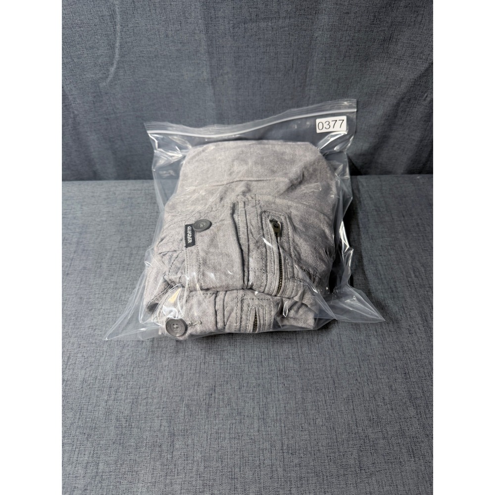 Quiksilver Mens Grey Cargo Shorts Size 33 Cotton Utility Multi Pocket‎ Casual - Picture 10 of 10
